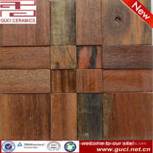 china manufacture Natural Old Ship Wood Wall Mosaic Tile For Living Room